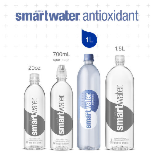 smartwater Antioxidant Water, Premium Vapor Distilled Enhanced