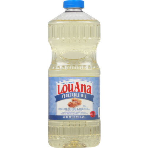 LouAna Vegetable Oil, 100% Pure