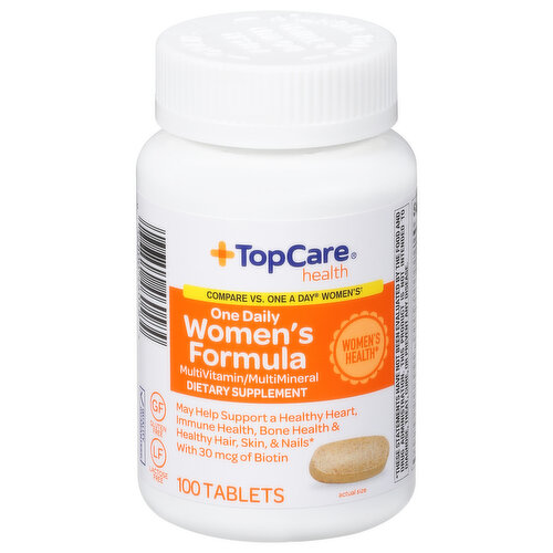 TopCare Multivitamin/Multimineral, Women's Formula, One Daily, Tablets