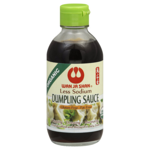 Wanjashan Dumpling Sauce, Organic, Less Sodium