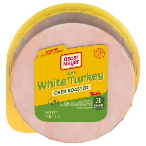 Oscar Mayer White Turkey, Oven Roasted, Lean