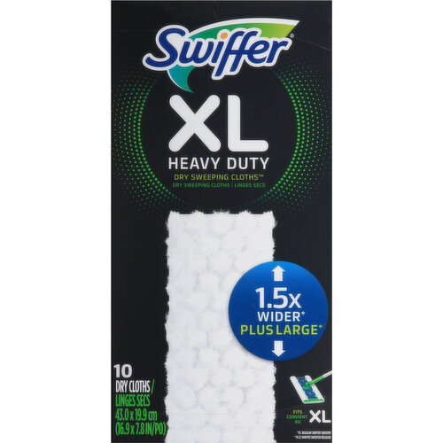 Swiffer Dry Sweeping Cloths, Heavy Duty, Extra Large