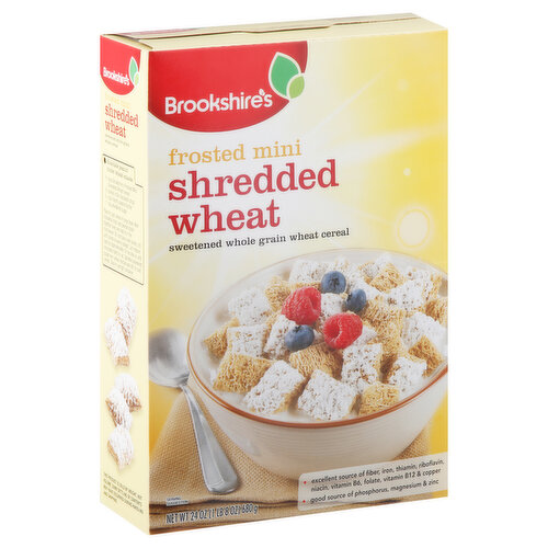 Brookshire's Frosted Mini Shredded Wheat Cereal