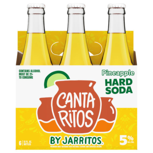 Cantaritos Hard Soda, Pineapple
