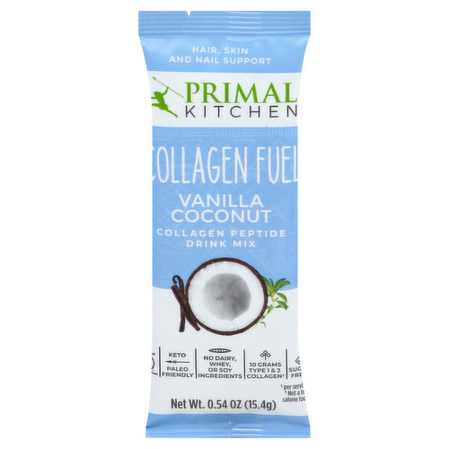 Primal Kitchen Drink Mix, Collagen Peptide, Vanilla Coconut