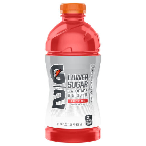 Gatorade Thirst Quencher, Lower Sugar, Fruit Punch