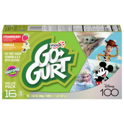 Cotton Candy GO-GURT® Yogurt, 8 Tubes