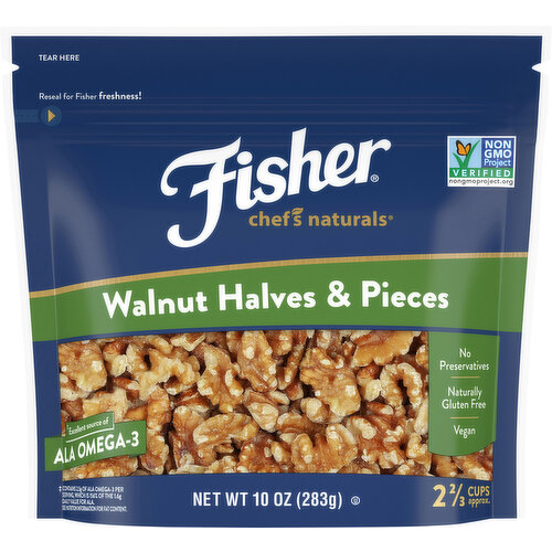 Fisher Walnuts Halves & Pieces