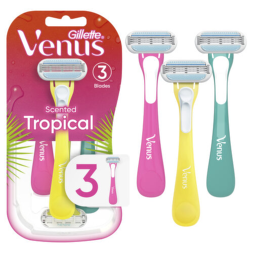 Venus Tropical Women's Disposable Razor