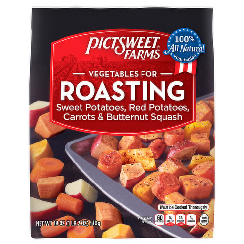 Sweet Potatoes, Red Potatoes, Carrots & Butternut Squash