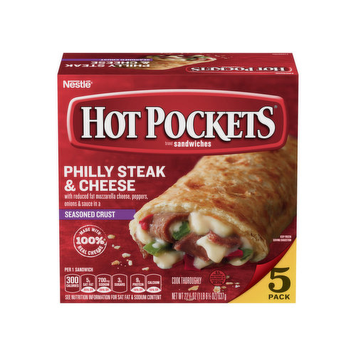 Hot Pockets Sandwiches, Garlic Buttery Crust, Pepperoni Pizza