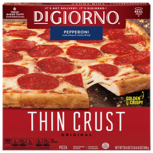 DiGiorno Pizza, Pepperoni, Thin Crust, Original