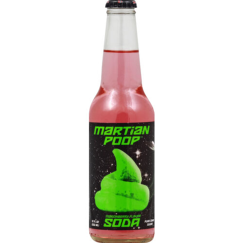 Martian Poop Soda, Marionberry Flavor