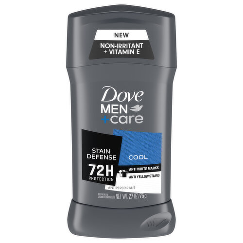 Dove Men+Care Antiperspirant, Stain Defense, Cool