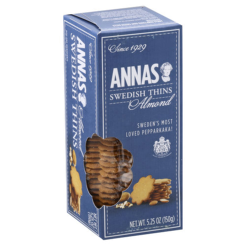 Annas Swedish Thins, Almond