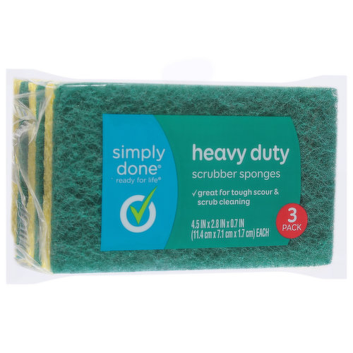 Commercial Duty Cleaning Sponges (medium size)