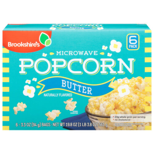 Brookshire's Butter Microwave Popcorn