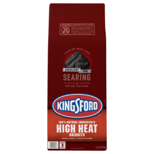 Kingsford Briquets, Charcoal, High Heat