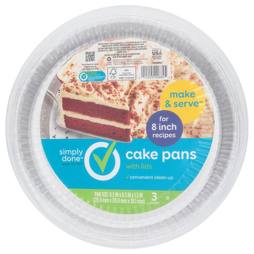 Cake Pans with Lids
