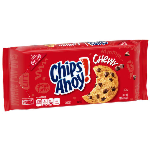 CHIPS AHOY! CHIPS AHOY! Chewy Chocolate Chip Cookies, 13 oz