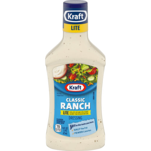 Kraft Lite Classic Ranch Dressing