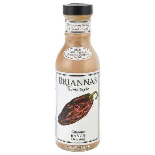 Briannas Dressing, Chipotle Ranch, Home Style