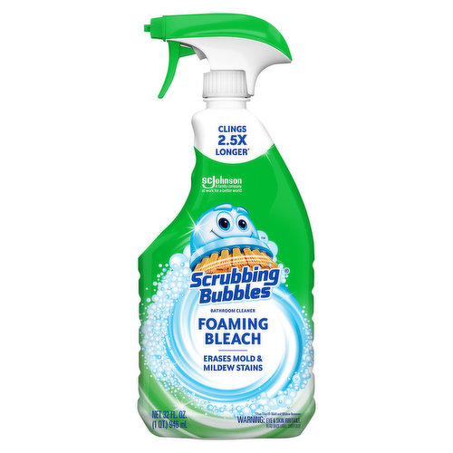 Scrubbing Bubbles Bathroom Cleaner, Foaming Bleach - Brookshire's