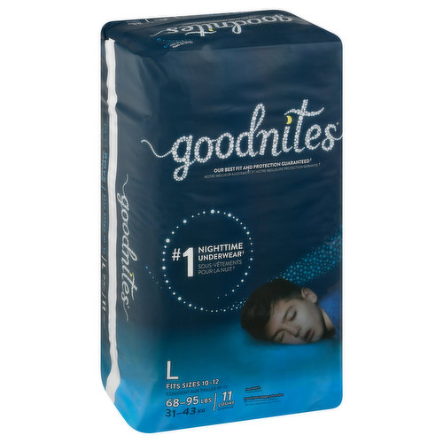 Goodnites® Bedtime Pants  Huggies® Healthcare Canada