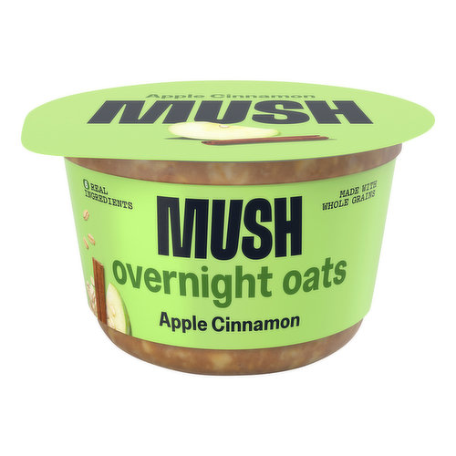 Mush Overnight Oats, Apple Cinnamon