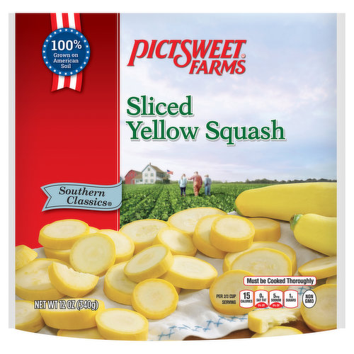 Per 2/3 Cup Serving: 15 calories; 0 g sat fat (0% DV); 5 mg sodium (0% DV); 1 g sugars. Non GMO. www.pictsweetfarms.com. 100% grown on American soil.