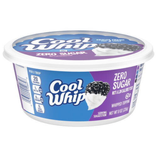 Cool Whip Whipped Topping, Zero Sugar