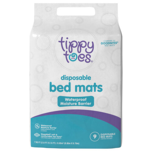 Tippy Toes Bed Mats, Disposable - FRESH by Brookshire's