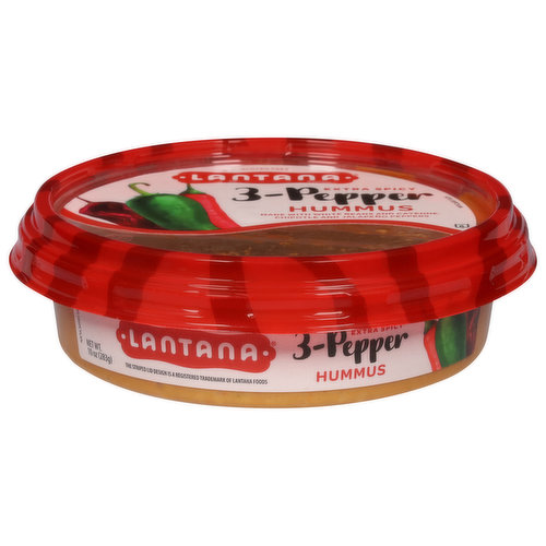 Lantana Hummus, Extra Spicy, 3-Pepper