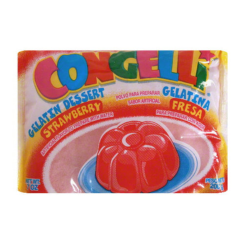 Congelli Strawberry Gelatin Dessert