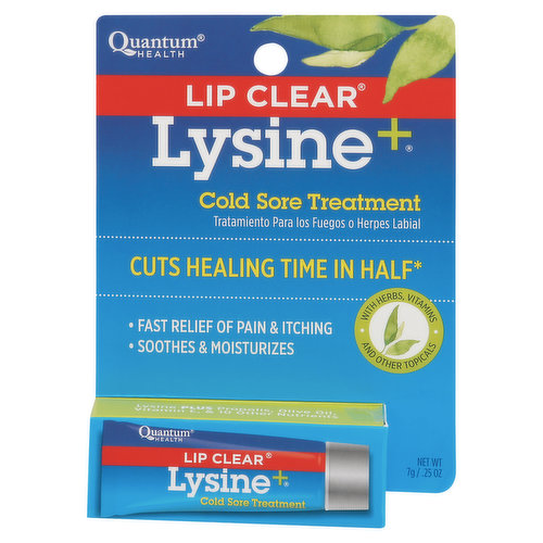Quantum Health Cold Sore Treatment, Lip Clear