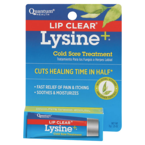 Quantum Health Cold Sore Treatment, Lysine+