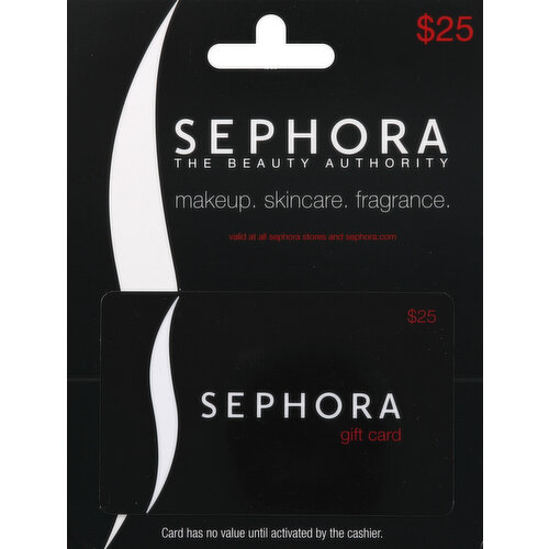 Sephora Gift Card, $25