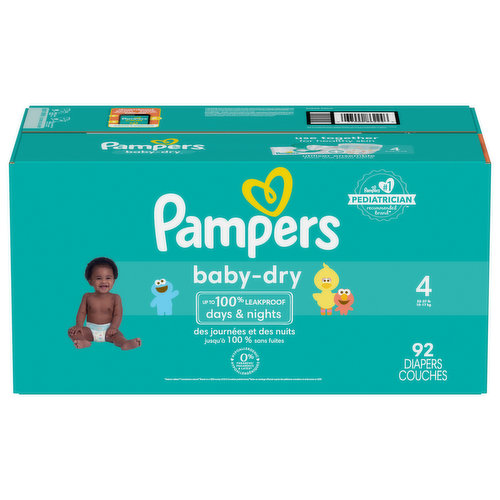 Pampers Diapers, Days & Nights, 4 (22-37 lb)