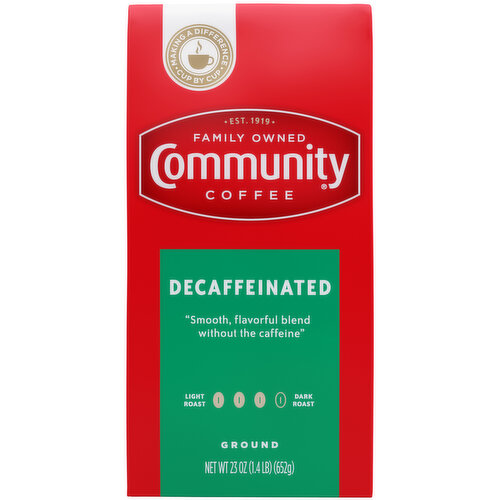 Community Coffee Coffee, Ground, Decaffeinated