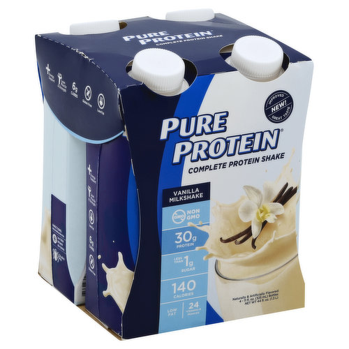 Protein & Probiotics Shake Mix, Vanilla Flavor Nutrition Facts - Eat This  Much