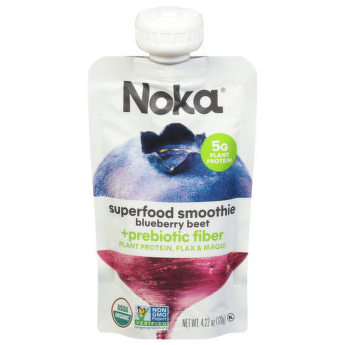 Noka Superfood Smoothie, Blueberry Beet