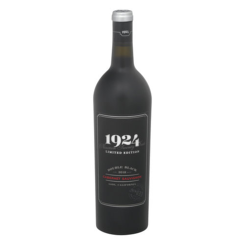 Limited edition. No. 033. By Gnarly Head. 1924 - The heart of the prohibition era and wine's darkest hour when it was deemed illegal. It was also the year our winery first planted vineyards in California and farmed grapes that were sold to friends and neighbors. Story goes some of these grapes might have been used to make wine. For those that dared to toil in the black-market of winemaking, full-bodied red wines were the wine of choice and a crowd favorite at speakeasies across the country. Crafted from the finest fruit grown in select Lodi, vineyards, our 1924 Cabernet Sauvignon delivers dark, rich flavors of blackberries and currants with a hint of vanilla spice, balanced with velvety tannins in the style reminiscent of the prohibition era. www.1924wines.com. (at)1924wines. Alc. 14.5% by vol. 29 Vinted and bottled by Gnarly Head Wines, Manteca, California.