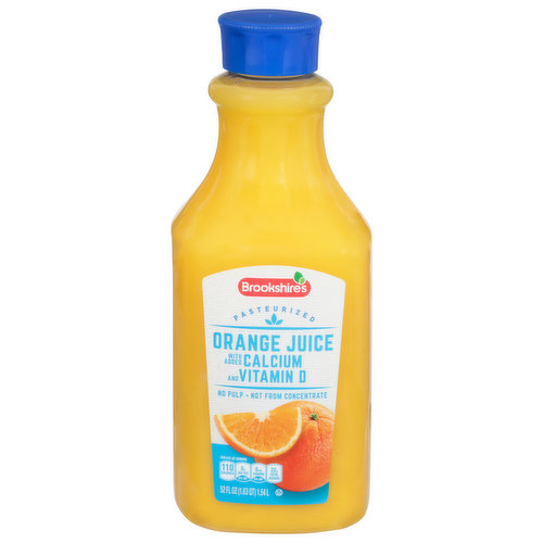 Brookshire's Premium Orange Juice With Calcium And Vitamin D, No Pulp