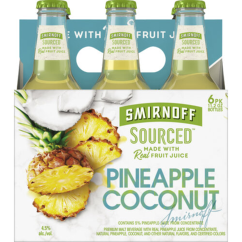 Smirnoff Beer, Pineapple Coconut