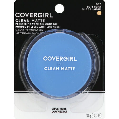 CoverGirl Pressed Powder, Oil Control, Buff Beige 525