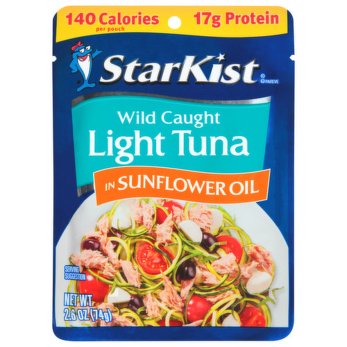 StarKist Tuna, Light, Wild Caught, in Sunflower Oil
