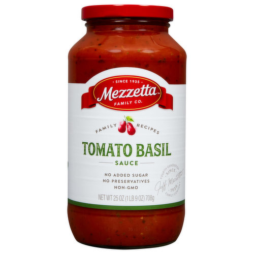 Mezzetta Sauce, Tomato Basil