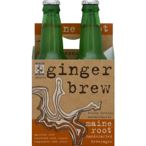 Maine Root Ginger Brew, Caffeine Free