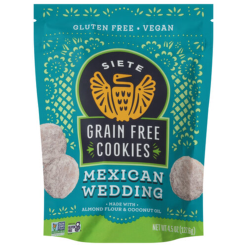 Siete Cookies, Grain Free, Mexican Wedding