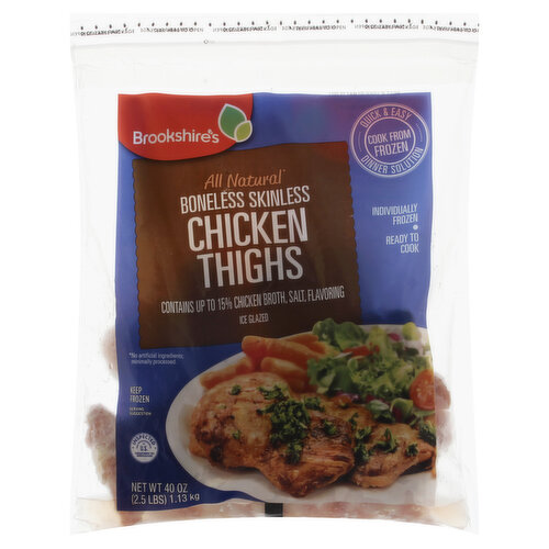 Just Bare Boneless Skinless Original Chicken Breast Fillets Frozen - 24 Oz  - Vons